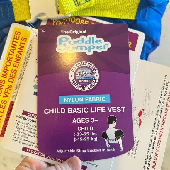 Puddle Jumper Swimming Trainer Shark Swim Vest for Kids Baby 3+ Arm Bands 33-55# - Picture 10 of 10